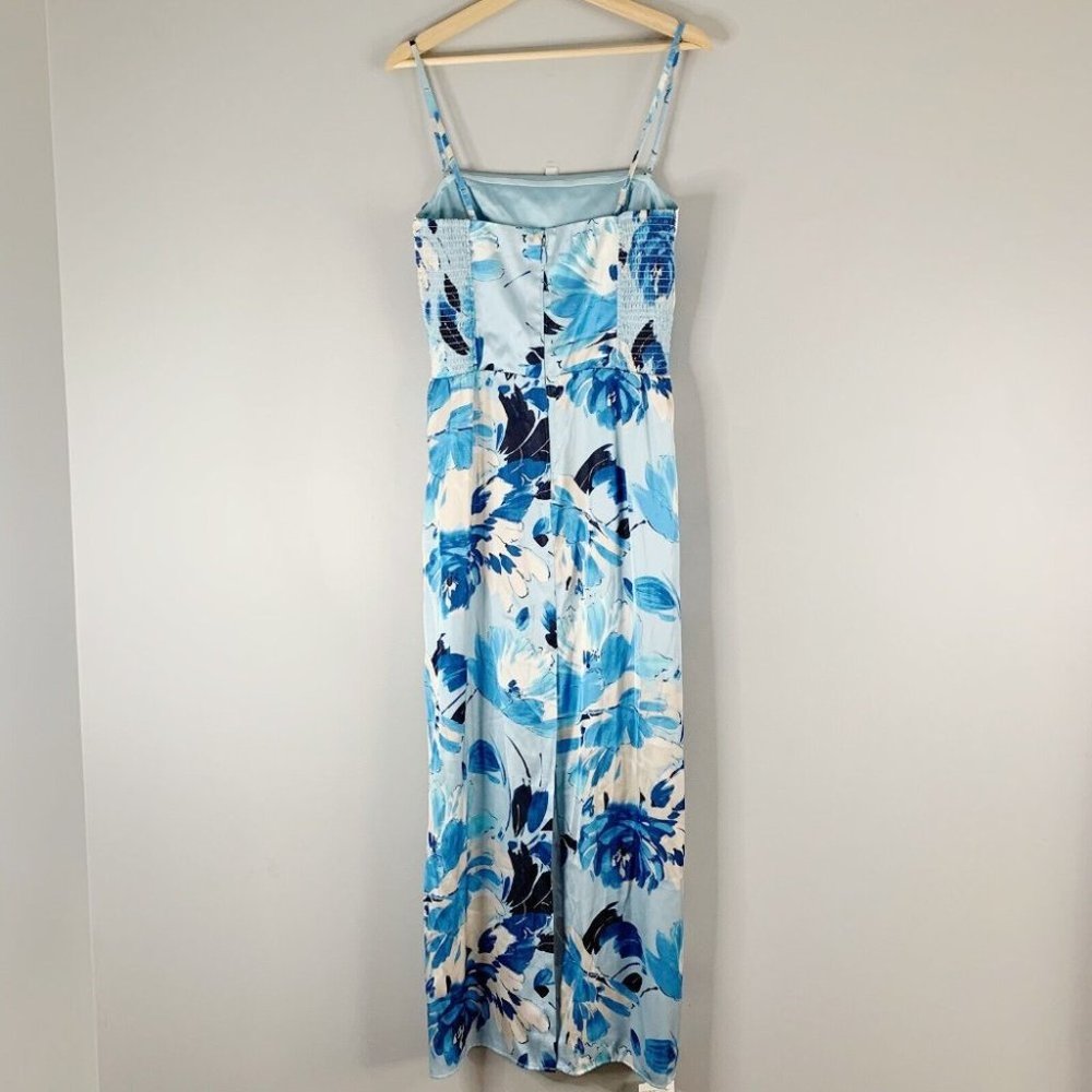 Abercrombie & Fitch Blue Floral Midi Dress - Picture 11 of 14